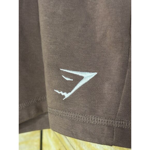 GYMSHARK CREST COTTON BLEND ATHLETIC ACTIVEWEAR ATHLEISURE JOGGER SHORTS SZ.S - Picture 3 of 3